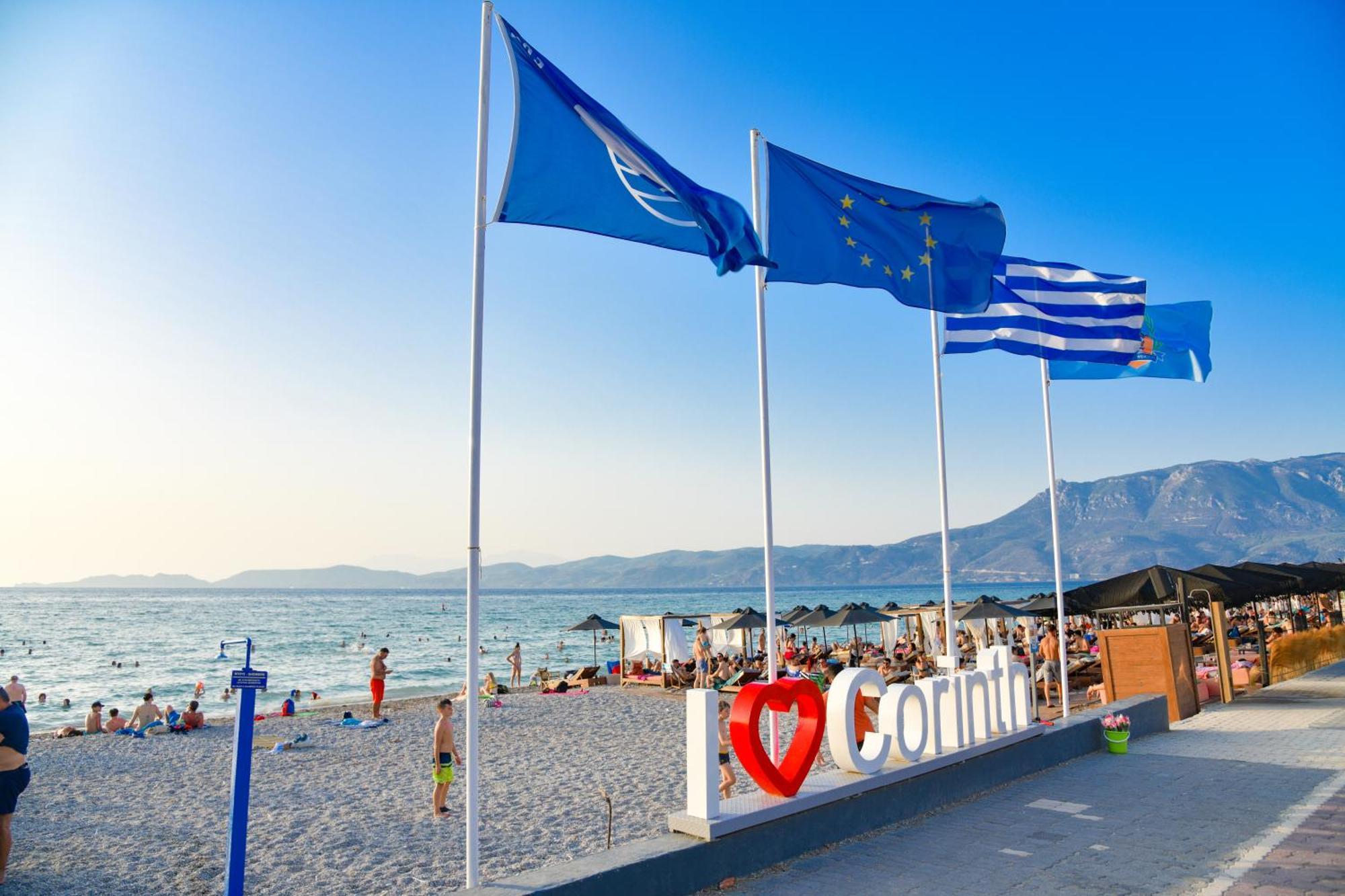 Beach Blue Villa Corinth 외부 사진